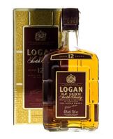 Lote 2556 - WHISKY LOGAN 12 ANOS - Garrafa de Whisky, De Luxe, White Horse Distillers, Escócia, (700ml - 43%vol). Nota: garrafa idêntica à venda por € 29.90. Em caixa de cartão original. Consultar valor indicativo em https://www.garrafeiranacional.com/log