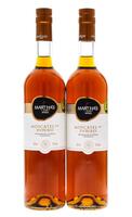 Lote 2615 - MOSCATEL DO DOURO MARTHA'S - 2 Garrafas de Moscatel do Douro, Martha's, feito com uvas de Moscatel Galego Branco, (750ml - 17%vol.). Nota: este Moscatel foi galardoado com uma Medalha de Ouro em 2014 no Japan Wine Challenge