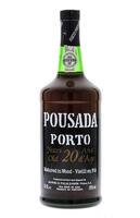 Lote 2660 - PORTO POUSADA 20 ANOS - Garrafa de Vinho do Porto, Pousada, 20 Anos, Manuel D. Poças Junior, Vila Nova de Gaia, (750ml – 20%vol). Nota: garrafa idêntica à venda por € 29,50. Consultar valor indicativo em http://www.garrafeiranacional.com/pous