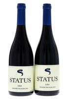 Lote 2677 - DÃO STATUS 2012 - 2 garrafas de vinho tinto DOP - Dão, Status Grande Escolha 2012, Vinícola de Nelas, (750ml - 13%vol.). Nota: proveniente de uma cuidadosa selecção das Castas tintas Nobres do Dão