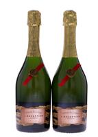 Lote 2690 - L'EXCEPTION D'AIMERY - 2 garrafas de Vinho Gaseificado Francês, Crémant de Limoux, Appelation Contrôlée, Método Tradicional, Vindima Manual, França, (750ml - 12%vol.)