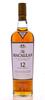 Lote 2765 - WHISKY MACALLAN 12 YEARS - Garrafa de Whisky, Highland Single Malt, Exclusively Matured in Selected Sherry Oak Casks from Jerez, Spain, (700ml - 40%vol). Em caixa de cartão original. Nota: garrafa idêntica à venda por € 89,50. Consultar valor - 2