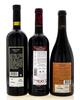 Lote 2035 - GARRAFAS DE VINHO TINTO - Conjunto de 3 garrafas de Vinho Tinto composto por uma garrafa de Monte Cacas 2008, Vinho Regional Alentejano, (750ml - 14%vol.), uma garrafa de Vinha Padre Pedro 2008, Casa cadaval, Muge, (750ml - 13,5%vol.) e uma ga - 2