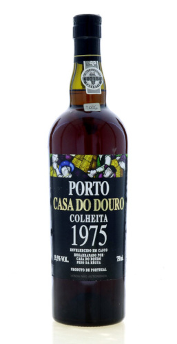 Lote 2085 - PORTO CASA DO DOURO 1975 - Garrafa de Vinho do Porto, Colheita 1975, Envelhecido em Casco, Casa do Douro, Peso da Régua, (750ml - 19,5%vol.).