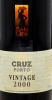 Lote 2092 - PORTO CRUZ VINTAGE 2000 - Garrafa de Vinho do Porto, Vintage 2000, Engarrafado em 2002, Gran Cruz Sociedade Comercial de Vinhos, Vila Nova de Gaia, (750ml - 19,5%vol.). Nota: garrafa idêntica à venda por € 59. Consultar valor indicativo em htt - 3