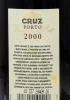 Lote 2092 - PORTO CRUZ VINTAGE 2000 - Garrafa de Vinho do Porto, Vintage 2000, Engarrafado em 2002, Gran Cruz Sociedade Comercial de Vinhos, Vila Nova de Gaia, (750ml - 19,5%vol.). Nota: garrafa idêntica à venda por € 59. Consultar valor indicativo em htt - 4