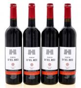 Lote 2098 - PORTAS D`EL REI 2015 - 4 Garrafas de Vinho Tinto regional Terras da Beira, produzido e engarrafado pela Cooperativa Agricola Beira Serra. Vila Franca das Naves, (750ml - 12,5%vol.).