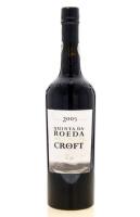 Lote 2126 - PORTO CROFT QUINTA DA ROEDA VINTAGE 2005 - Garrafa de Vinho do Porto, Vintage 2005, Quinta and Vineyard Bottlers, Vila Nova de Gaia, (750ml - 20%vol.). Nota: garrafa idêntica à venda por € 64,50. Consultar valor indicativo em https://www.garra