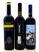 Lote 2134 - GARRAFAS DE VINHO TINTO - Conjunto de 3 garrafas de Vinho Tinto composto por uma garrafa de Adega de Pegões, Trincadeira 2006, Vinho Regional Terras do Sado, (750ml - 13,5%vol.), uma garrafa de Monsaraz Museu Aberto 2010, Garrafeira 2002, (750ml - 13,5%vol.) e uma garrafa de Casal dos Planetas 2004, Vinho Regional Estremadura, (750ml - 13,5%vol.)