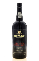 Lote 2159 - PORTO OFFLEY BOA VISTA VINTAGE 1997 - Garrafa de Vinho do Porto, Vintage 1997, Engarrafado em 1999, Forrester & Cª, Vila Nova de Gaia, (750ml - 20%vol.). Nota: garrafa idêntica à venda por € 69,90. Consultar valor indicativo em https://www.gar