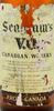 Lote 2189 - WHISKY SEAGRAM'S V.O. 1975 - Garrafa de Canadian Whisky, Rare Old Delicate, 6 Years Old, Joseph Seagram & Sons, Canadá, (750ml - 43%vol.). Nota: garrafa similar foi vendida por € 222,27 (£ 199). Rótulo danificado. Consultar valor indicativo em - 3