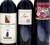 Lote 2213 - GARRAFAS DE VINHO TINTO - Conjunto de 4 garrafas de Vinho Tinto sendo 2 garrafas de Terraços do Douro, Douro DOC 1996, Sandeman, (750ml - 12,5%vol), 1 garrafa de Loios, Vinho Regional Alentejano 2001, João Portugal Ramos, (750ml - 13%vol.) e u - 3