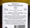 Lote 2232 - QUINTA DA PONTE PEDRINHA 2006 - 2 Garrafas de Vinho Branco DOC Dão, Quinta da Ponte Pedrinha 2006, das Castas Encruzado, Cercial-Branco e Arinto, (750ml - 13%vol.). Nota: Possui um aroma fresco e frutado, é equilibrado e elegante. - 4