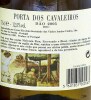 Lote 2264 - PORTAS DOS CAVALEIROS 2005 - 2 Garrafas de Vinho Branco DOC Dão, Porta dos Cavaleiros 2005, das Castas Malvasia Fina, Encruzado e Bical, Caves São João, (750ml – 12,5%vol.). - 4