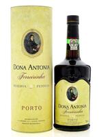 Lote 2298 - PORTO FERREIRA D. ANTÓNIA - Garrafa de Vinho do Porto, Dona Antónia Ferreirinha, Reserva Pessoal, A.A. Ferreira, Vila Nova de Gaia, (750ml - 19,5%vol.). Nota: garrafa idêntica à venda por € 29,50. Em caixa/tubo de cartão original. Consultar va