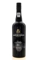 Lote 2345 - PORTO ANDRESEN CENTURY 10 ANOS - Garrafa de Vinho do Porto, 10 Anos, Engarrafado em 2008, J.H. Andresen, Vila Nova de Gaia, (750ml - 20%vol.)