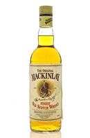 Lote 2418 - WHISKY MACKINLAY - Garrafa de Whisky, The Original Mackinlay, Finest Old Scotch Whisky, Charles Mackinlay & Cº, Escócia, (700ml - 40%vol.). Nota: garrafa dos anos 1980s. Garrafa similar (de 750ml) foi vendida por € 62,44 (£ 55). Consultar valo