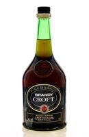 Lote 2466 - BRANDY CROFT - Garrafa de Brandy, Fine Brandy, Croft & Cª, Vila Nova de Gaia, (1000ml – 40%vol.)