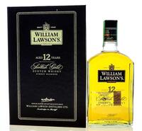 Lote 2566 - WHISKY WILLIAM LAWSON'S 12 ANOS - Garrafa de Whisky, Aged 12 Years, Scottish Gold, Finest Blended Scotch Whisky, William Lawson Distillers, Escócia, (700ml - 40%vol.). Nota: em caixa original em forma de livro