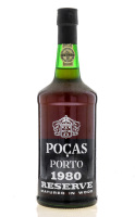 Lote 2571 - PORTO POÇAS RESERVE 1980 - Garrafa de Vinho do Porto, Reserve 1980, Engarrafado em 1989, Manoel D. Poças Junior, Vila Nova de Gaia, (750ml - 20%vol.)