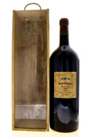 Lote 2660 - CAVES VELHAS ROMEIRA 2000 REHOBORAM - Garrafa Rehoboram de Vinho Tinto, Romeira, Palmela DOC, 2000, Caves Velhas, (5000ml - 12,5%vol.). Nota: em caixa de madeira original