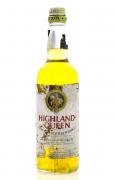 Lote 2670 - WHISKY HIGHLAND QUEEN - Garrafa de Whisky, Fine Old Scotch, Macdonald Muir, Escócia, (750ml - 43%vol.). Nota: garrafa similar á venda por € 58,20. Rótulo danificado. Consultar valor indicativo em https://www.thewhiskyexchange.com/p/24758/highland-queen-bot1980s