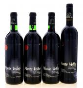 Lote 2731 - MONTE VELHO - 4 garrafas de Vinho Tinto, Vinho Regional Alentejano, sendo 2 garrafas de 1997, 1 garrafas de 1998 e 1 garrafa de 2004, Herdade do Esporão, (750ml)