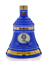 Lote 2772 - WHISKY BELL´S QUEEN ELIZABETH 75th BIRTHDAY - Garrafa de Whisky Decanter, Bells, Comemorativa do Aniversário Queen Elizabeth 75th Birthday, 2001, (700ml - 40%vol.). Nota: garrafa idêntica à venda por € 135,33 (£ 120,99). Consultar valor indica