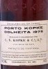 Lote 2782 - PORTO KOPKE 1975 - Garrafa e de Vinho do Porto, Colheita de 1975, Envelhecido em Casco, Engarrafado em 1985, C.N. Kopke & Cª, Vila Nova de Gaia, (750ml - 20%vol.). Nota: garrafa idêntica à venda por € 135. Consultar valor indicativo em https:/ - 4