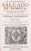 Lote 1 - D. FRANCISCI SALGADO DE SOMOZA, IN REGALI CANCELLARIA VALLISOLETANA SENATORIS, LABYRINTHUS CREDITORUM CONCURRENTIU..., LIVRO DO SÉC. XVII - Sumptibus Laurentii Anisson, Lugduni, 1672. Conjunto de livros, incluindo o Tomo II, encontram-se à venda - 2