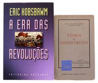 Lote 95 - CONJUNTO DIVERSO DE LIVROS DIDÁCTICOS - 2 Vols. "A ERA DAS REVOLUÇÕES", Eric Hobsbawm, 2001, Editorial Presença, Lisboa; e "TEORIA DO CONHECIMENTO", Johannes Hessem, 1970, Arménio Amado, Editor, Sucessor, Coimbra. Encadernações de capa de brochu