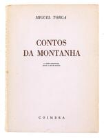 Lote 820 - CONTOS DA MONTANHA, Miguel Torga, 1969, Coimbra. In-8º (19,5 cm). Encadernação de capa de brochura. Nota: sinais de manuseamento, pontos de acidez e páginas por aparar