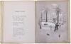 Lote 848 - O POEMA DE LISBOA - Por Augusto de Santa-Rita, 1957, 1ª edição, Ilustrações de Paulo Ferreira, Município de Lisboa. In-4º (28 cm). Encadernação de capa de brochura. Nota: sinais e manuseamento e ligeiras falhas - 3