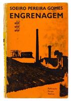 Lote 876 - ENGRENAGEM - Por Soeiro Pereira Gomes, 1961, 2ª edição, Pub. Europa-América, Col. Três Abelhas, Lisboa. In-8º (17,8 cm). Encadernação de capa de brochura. Nota: sinais de manuseamento, acidez e desgastes