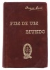 Lote 918 - FIM DE UM MUNDO - SATYRAS MODERNAS - Por Gomes Leal, 1899, 1ª edição, Liv.Chardron, de Lello & Irmão, Porto. In-8º (18,2 cm). Encadernação cartonada com ferros a ouro. Nota: lombada parcialmente descolada, acidez e desgastes