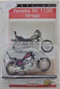 Lote 41 - MAISTO, MOTA MINIATURA - Yamaha XV 1100 Virago. Colecção à escala 1/18, da Maisto em colaboração do jornal Motociclismo/Ediclube. Em embalagem de origem com fascículo. Nota: embalagem com sinais de armazenamento e falhas e defeitos