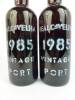 Lote 786 - Lote de 2 Garrafas de vinho do Porto, Real Companhia Velha, Vintage do ano de 1985. Vinho de grande qualidade, com um valor de venda na Garrafeira Nacional de 50€. - 2