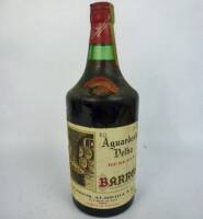 Lote 789 - Lote de Garrafa de Aguardente Velha Barros Reserva, engarrafada em 1989 (95 cl), para coleccionador.