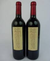 Lote 790 - Lote de 2 garrafas de Vinho Tinto, PRIMUM, José Maria da Fonseca, Palmela, colheita de 1995, para coleccionadores. Vinho de grande qualidade.