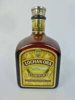 Lote 800 - Lote de 1 garrafa de Licor de whisky, LOCHAN ORA, Liqueur, feito com 100% Scotch Whisky. Para coleccionador.