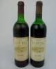 Lote 864 - Lote de 2 garrafas de Vinho Tinto, QUINTA DO CÔTTO, Douro, colheita de 1990, para coleccionadores. Nota: com perda