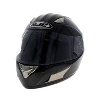 Lote 5515 - HJC HELMETS, CAPACETE MOTA - Modelo: HQ-1 - ECE R 22-05. Tamanho XL 1350g. Decoração a preto e cinzento. Com viseira. Capacete idêntico encontra-se à venda por € 299. Dim: 28x35x30 cm (aprox.). Nota: sem uso. Apresenta ligeiras falhas. Com bol