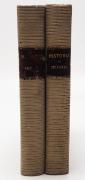 Lote 17 - HISTORIA, MAGAZINE MENSUEL ILLUSTRÉ, 2 VOLUMES - Paris, Librairie Illustrée, J. Tallandier, Éditeur, 1912 a 1921. Primeiro volume reunindo os fascículos 73 a 84 e o segundo os fascículos 85 a 94. Encadernação em capa dura revestida a tela. Exemplares sólidos, com os rótulos desgastados e com perdas e o miolo em muito bom estado.