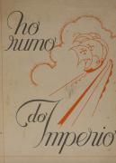 Lote 497 - NO RUMO DO IMPÉRIO - Henrique Galvão, Porto, 1ª Exposição Colonial Portuguesa, 1934. Raríssimo catálogo, ilustrado por Carlos Carneiro, obra primorosa de design gráfico, com a fotografia de Armindo Monteiro, Ministro das Colónias, profusamente ilustrado, e muito valorizado por conter a primeira edição do famoso mapa concebido por Henrique Galvão, "Portugal não é um país pequeno" em que o conjunto dos territórios coloniais portugueses aparecem sobrepostos no mapa da Europa, procurando 