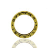 Lote 5010 - BVLGARI, ANEL EM OURO 18 KT - Toque 750. Anel com decoração gravada com o logotipo da marca. Peso: 6,9 g. Tam: 14. Anel semelhante à venda por € 1.170. Nota: sinais de uso, com marcas de contraste e numerado. Consultar valor indicativo em http - 4