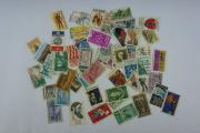Lote 180 - Filatelia - Selos; Estados Unidos - 50 selos diferentes usados; Cotação Scott: 21€; Origem Coleccionador José A.T.Macedo