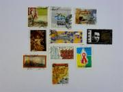 Lote 286 - Filatelia - Selos; Brasil - 10 selos diferentes usados; Ano: 1997-1998; Cotação Yvert: 16€; Origem Coleccionador José A.T.Macedo