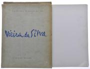 Lote 2 - VIEIRA DA SILVA (1908-1992) / GUY WEELEN (1919-1999) - Álbum "Peintures d´Aujourd´Hui", Edição de Fernand Hazan, Paris, 1960, com brochura e 12 litografias a cores. Dim: 36x28 cm (álbum). Nota: capa com falhas e defeitos