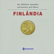 Lote 17 - FINLÂNDIA, "ÚLTIMAS MOEDAS CORRENTES PRÉ-EURO" - Carteira com as ultimas 5 moedas correntes não circuladas da Finlândia com diferentes datas e valores faciais apresentadas em carteira. Todas as moedas encontram-se lacradas. Nota: sem classificação atribuída pela Oportunity Leilões, cabe ao licitante atribuir a classificação e a valorização que entender correta