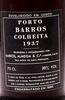 Lote 2016 - PORTO BARROS 1937 - Garrafa de Vinho do Porto, Colheita 1937, Envelhecido em Casco, Engarrafado em 1985, Barros, Almeida & Cª, Vila Nova de Gaia, (750ml - 20%vol.). Nota: garrafa idêntica à venda por € 426,67. apresenta perda adequada ao perío - 4